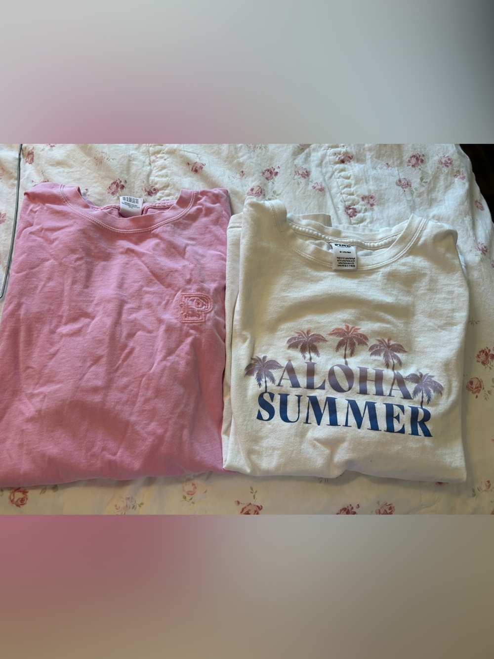 Vs PINK campus cotton tee shirts